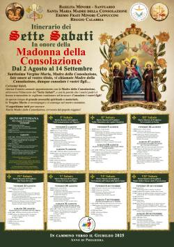 Itinerario dei Sette Sabati in onore della Madonna della Consolazione